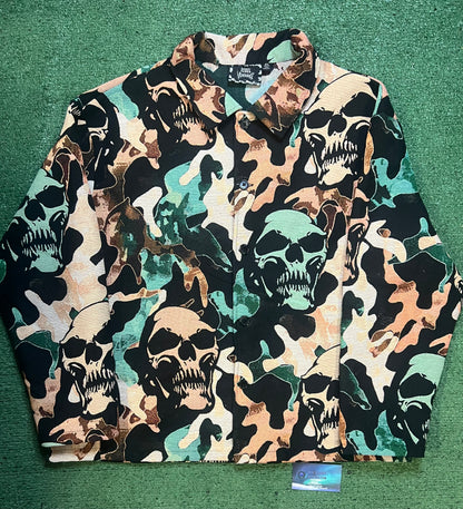 Rebel Vengeance skull tapestry jacket