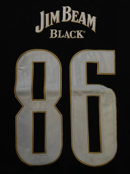 Vintage Jim Beam black 86 football jersey