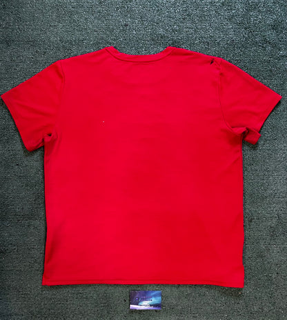 Nike red dri fit legend tee