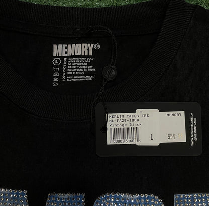 Memory Lane Merlin Tales rhinestone tee