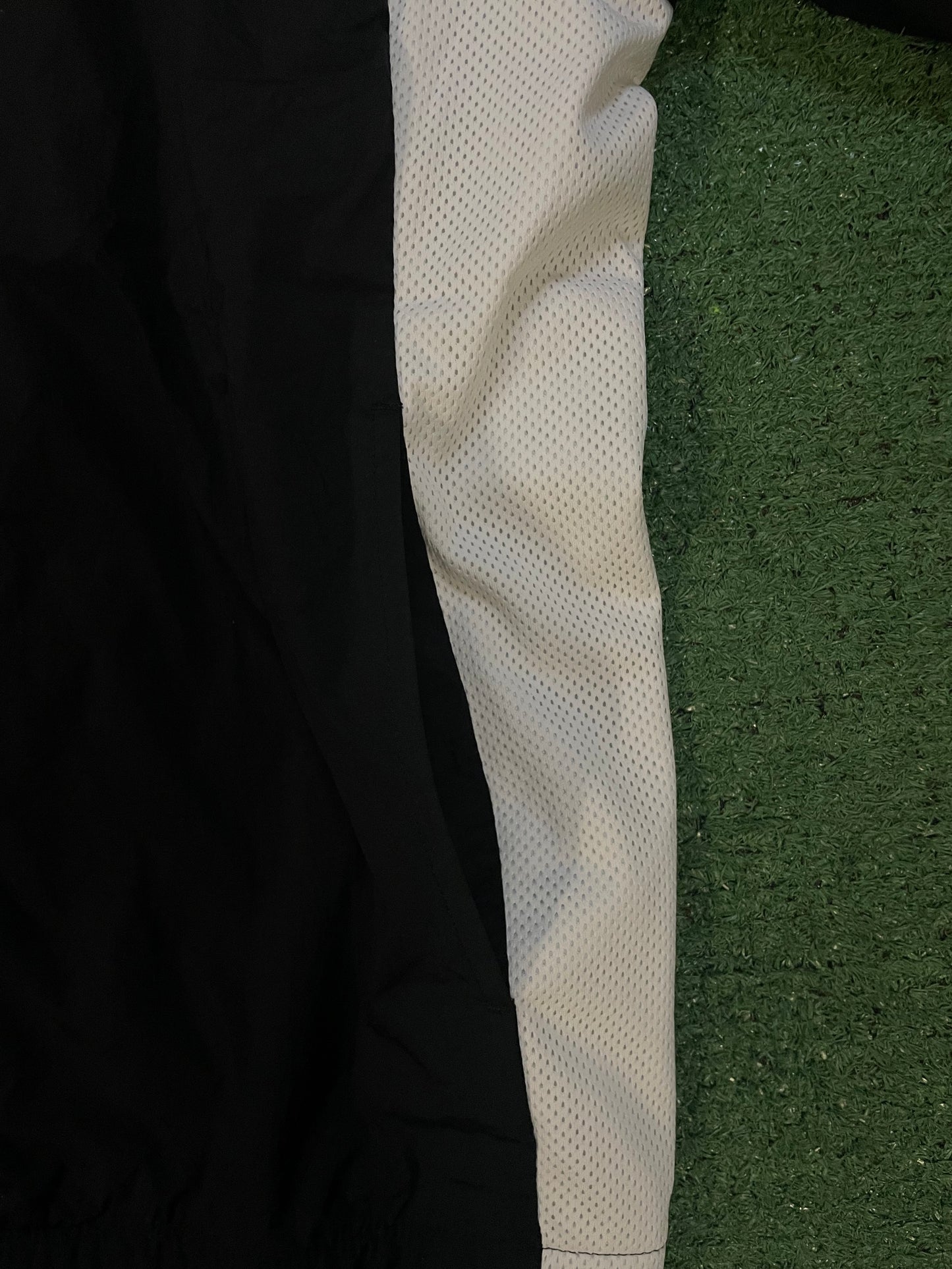 Nike woven black and white track suit