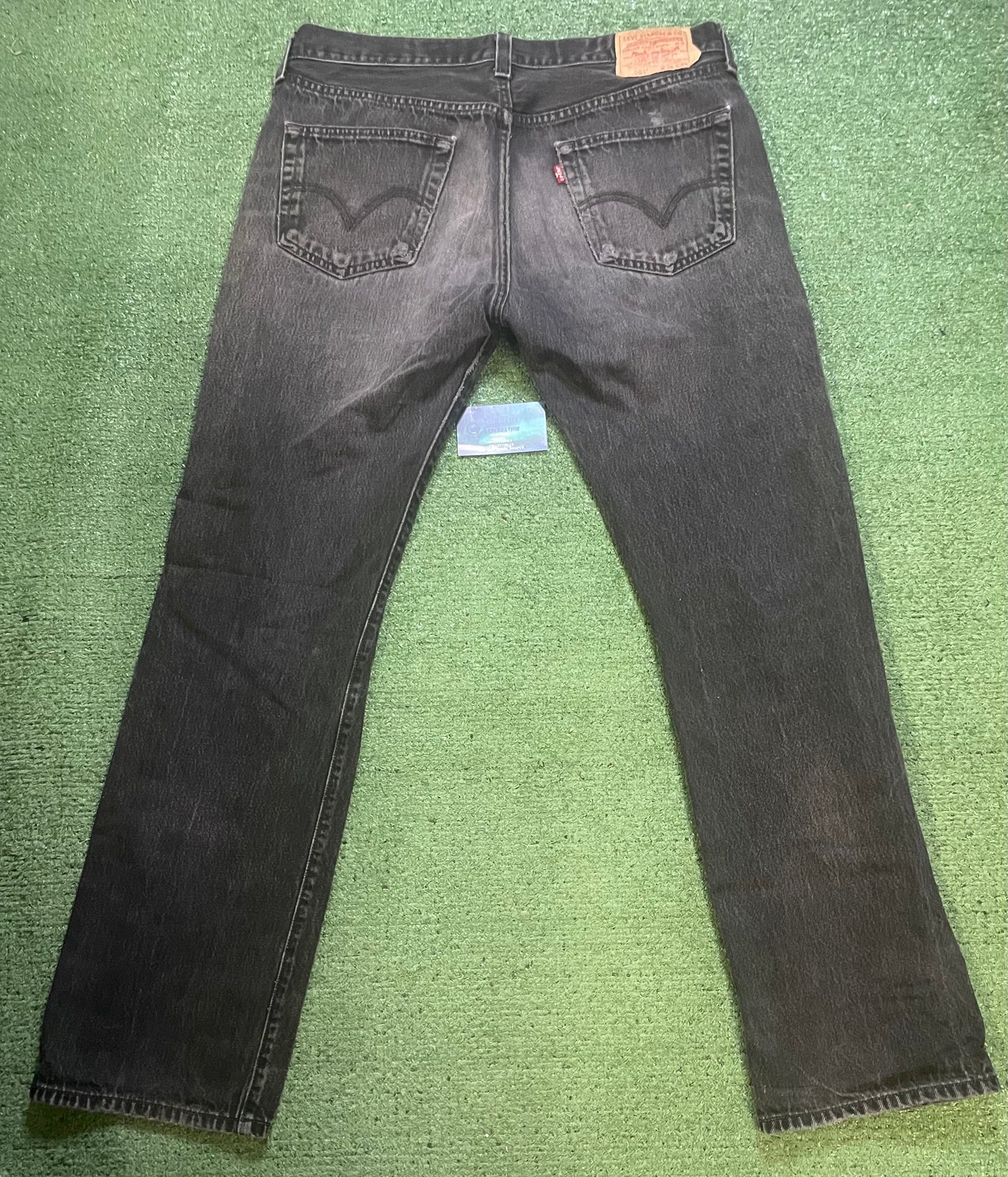 Vintage Levi’s 501 black distressed jeans
