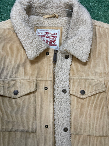 Levi beige Sherpa jacket