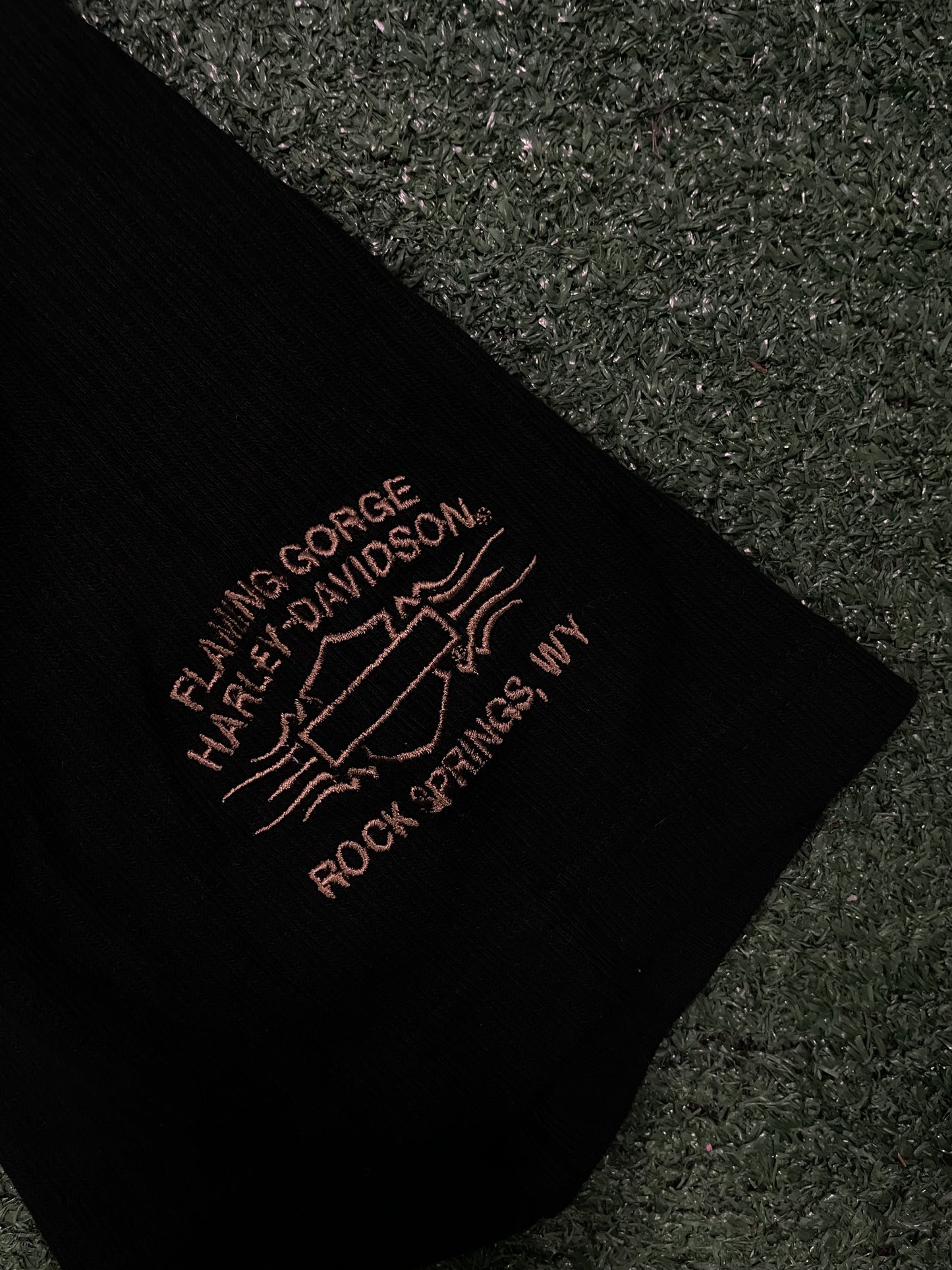 Vintage Harley Davidson Wyoming embroidered tee