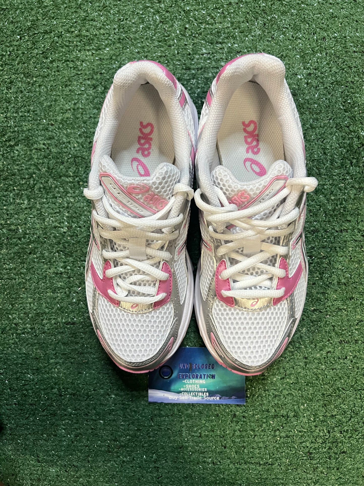 ASICS 1130  white silver pink