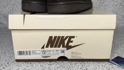 Jordan 1 Low Travis Scott Velvet 10.5 Men/12 Women “Preowned”