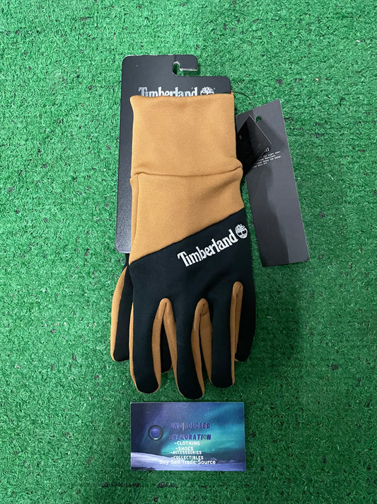 Timberland wheat/black touchscreen gloves
