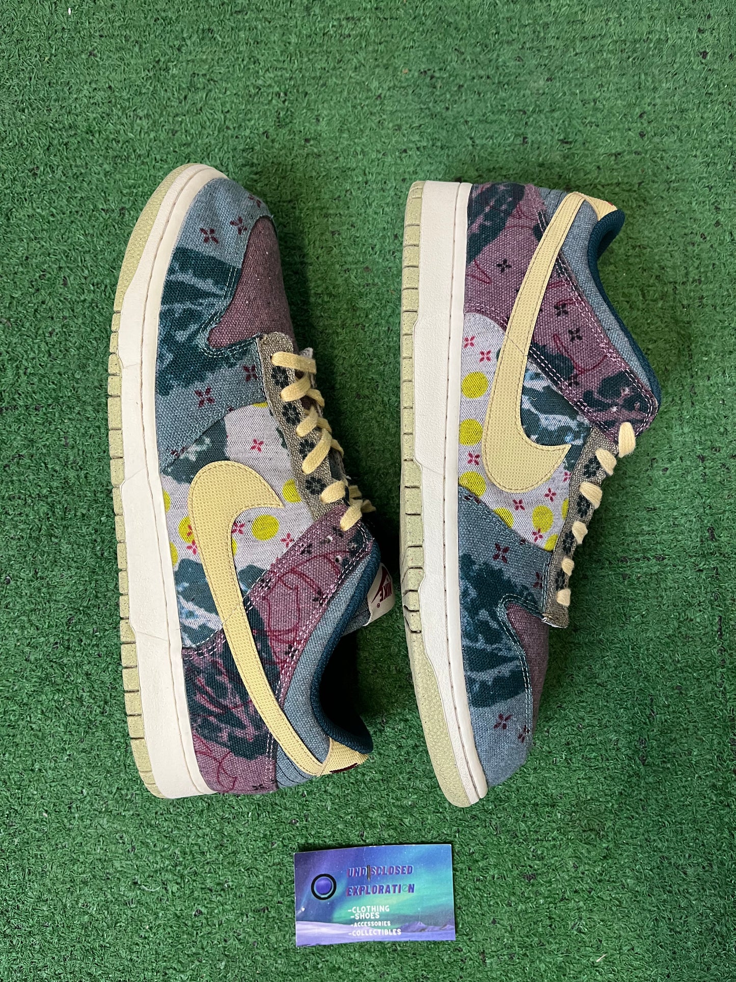 Nike dunk low community garden size 13men/14.5women