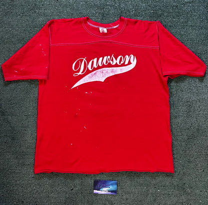 Vintage 1980s Dawson red tee