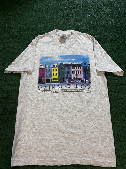 Vintage 1990s Rainbow Row South Carolina tee