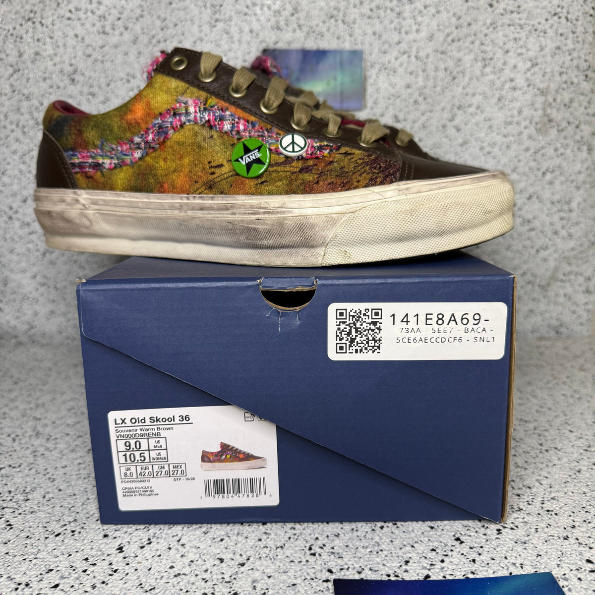 Vans Old Skool 36 Souvenir Warm Brown 9 Men “Preowned”