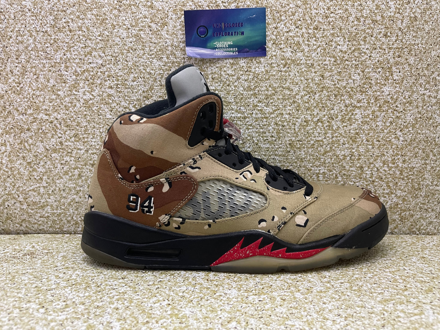 Jordan 5 Supreme Desert Camo 10.5 Men/12 Women “Preowned”