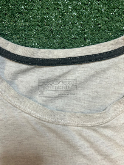 Patagonia light gray tee