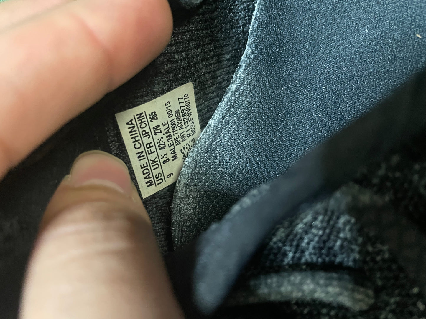 Adidas Yeezy Boost 350 pirate black size 9men/10.5women