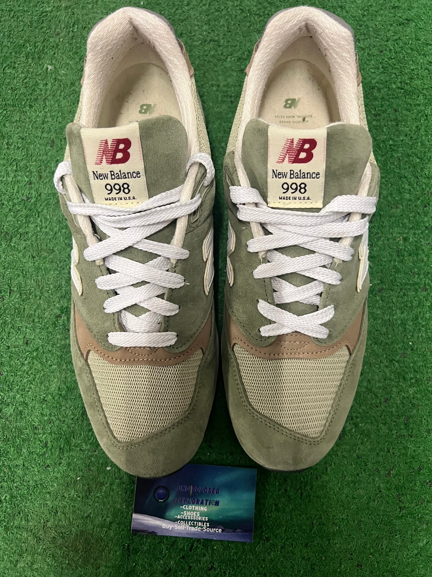 New balance 998 Made in USA olive incense size 10.5men/12women