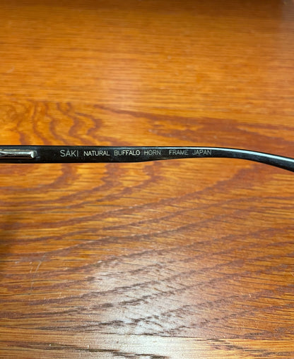 Saki natural horn glasses