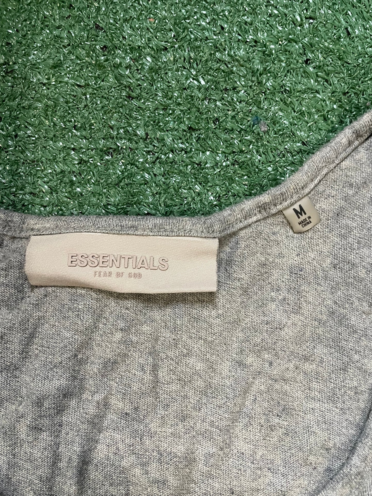 Essentials Fear Of God grey tank top