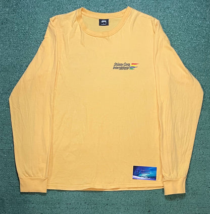 Stussy Corp international yellow longsleeve