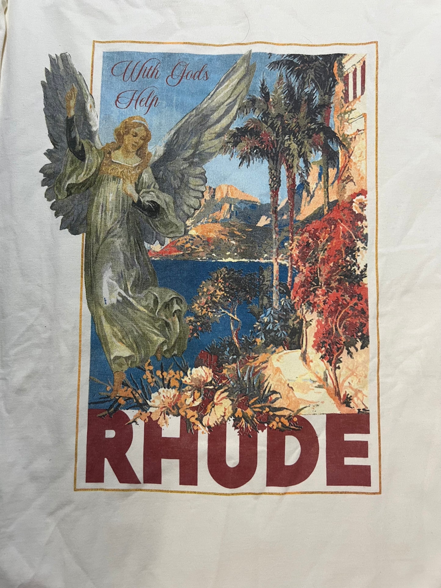 Rhude angel longsleeve tee