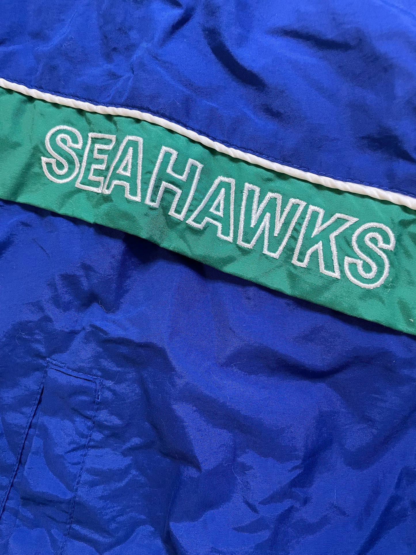 Vintage 1990s Seattle Seahawks windbreaker jacket