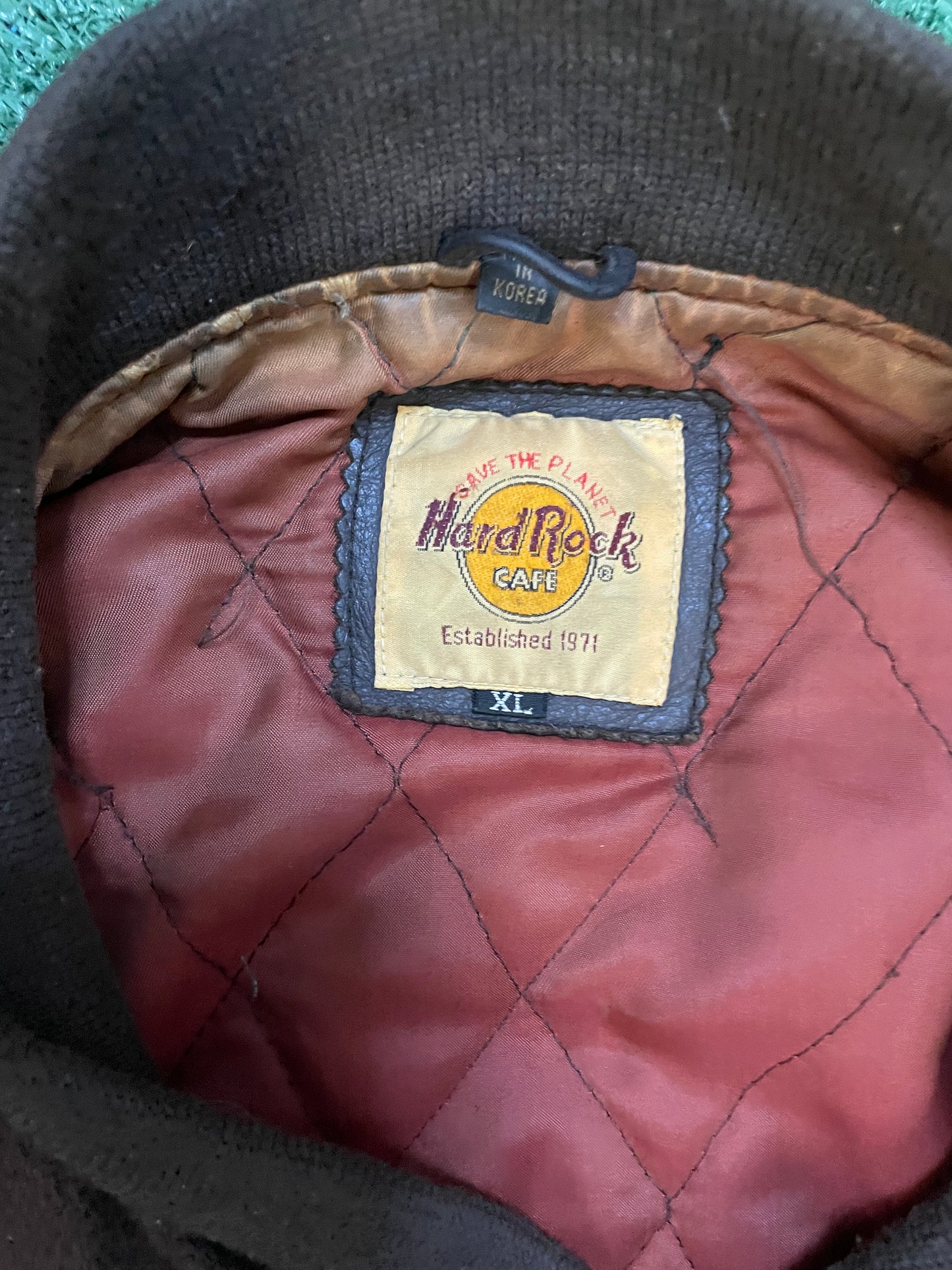 Vintage 1990s Hard Rock Cafe Miami jacket