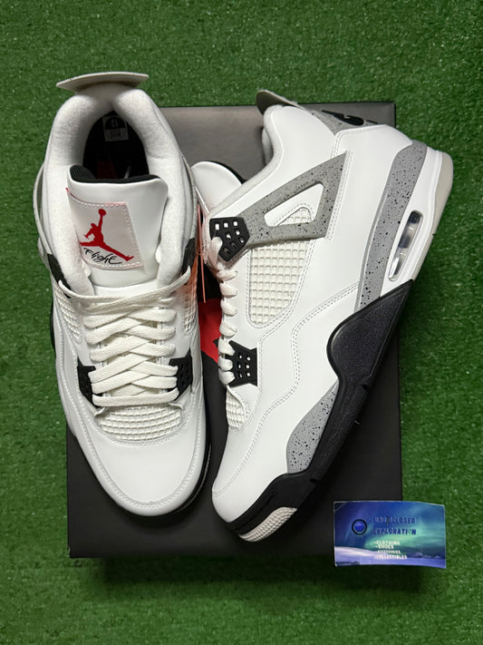 Jordan 4 White Cement