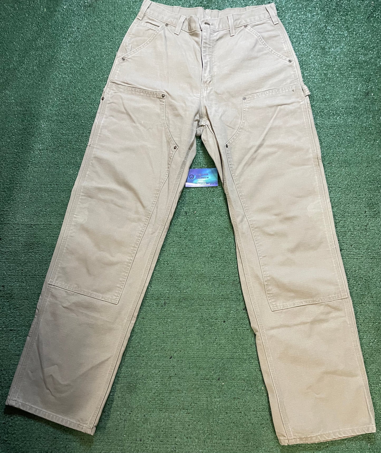 Vintage Carhartt tan double knees pants