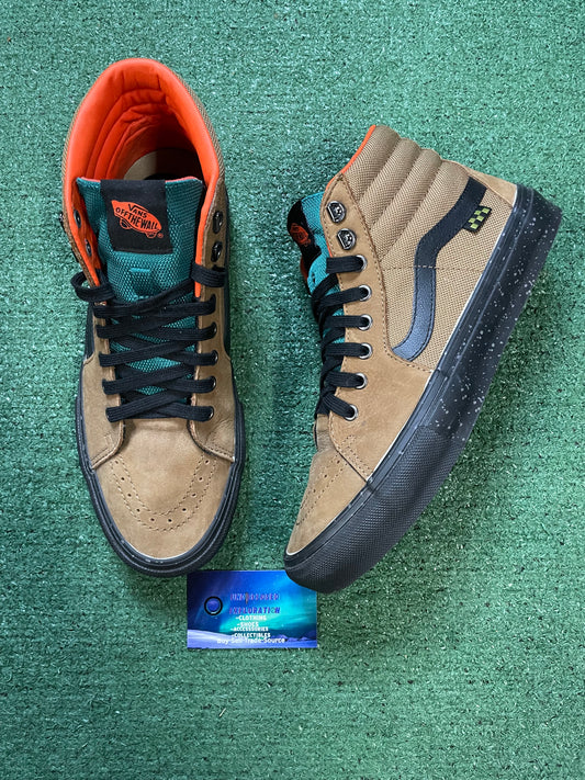 Vans Skate Sk8-Hi Outdoor Brown Black size 10.5men/12women