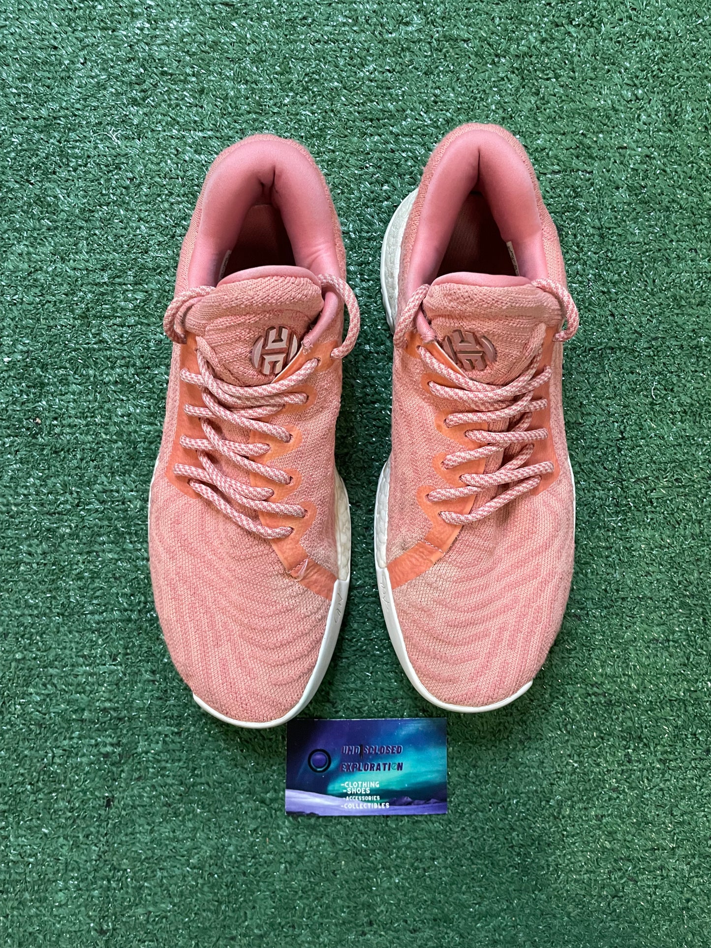 Adidas harden Vol . 1 Primeknit pink size 8.5men/10women