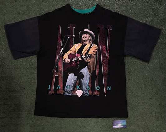 Vintage 1990s Alan Jackson on tour tee