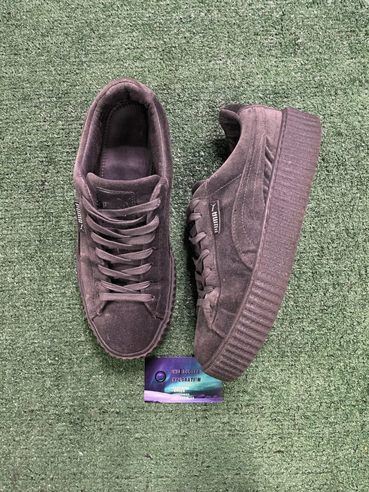 Puma X fenty glacier grey velvet creeper sneakers size 9men/10.5women