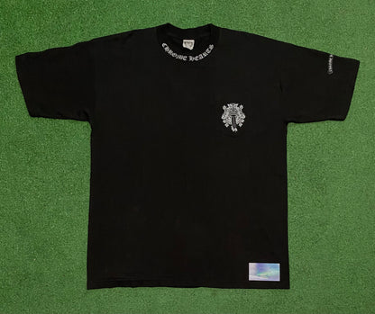 Vintage chrome hearts neck logo dagger tee