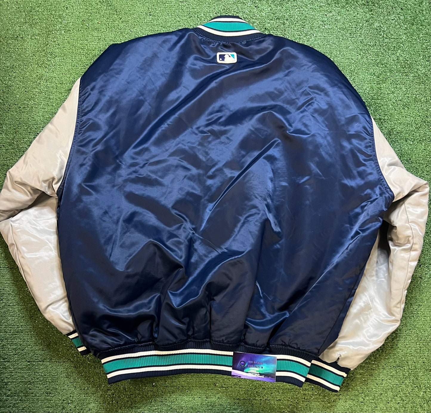 vintage 1990s Starter Seattle Mariners Diamond Collection satin jacket