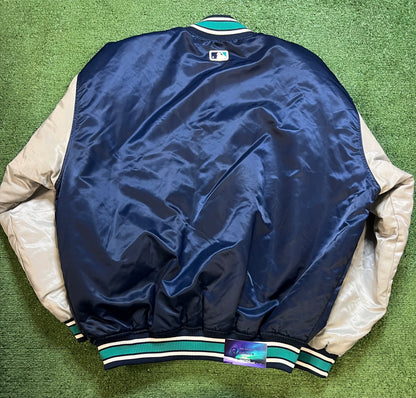 vintage 1990s Starter Seattle Mariners Diamond Collection satin jacket