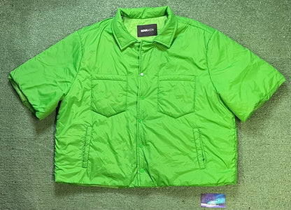Novamen green Aston puffer jacket