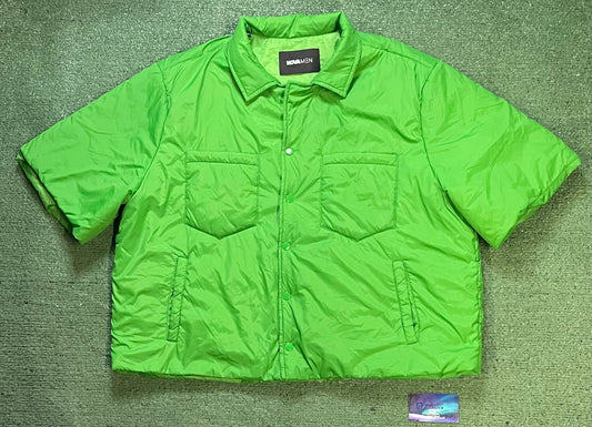 Novamen green Aston puffer jacket