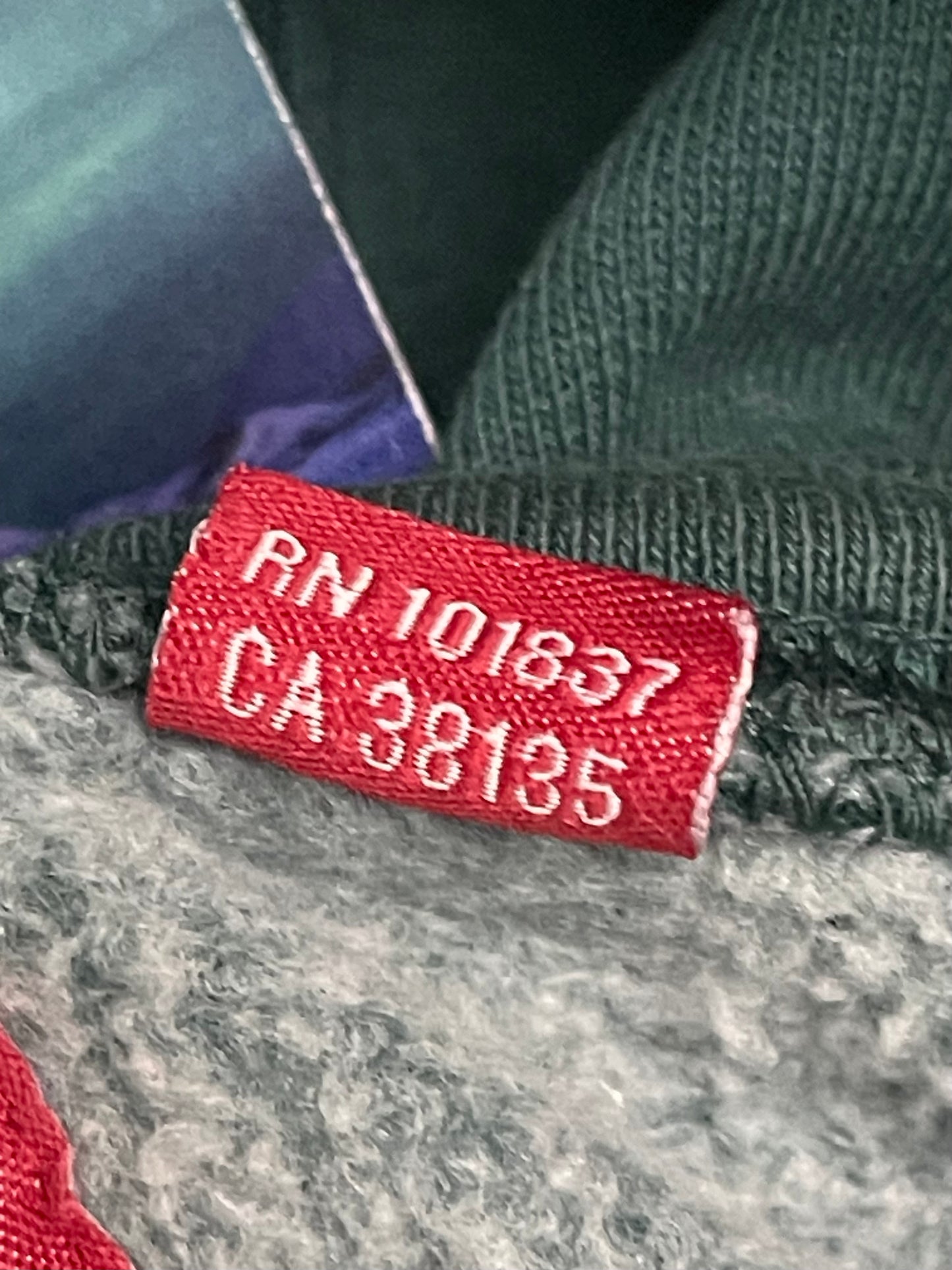 Supreme Overdyed S Logo Hoodie Teal