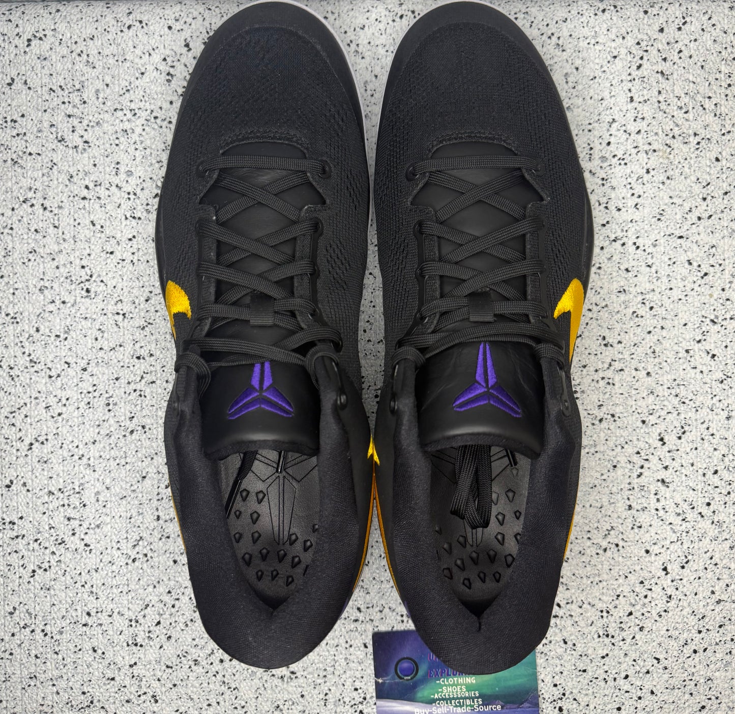 Kobe 8 Lakers 12 Men/13.5 Women “Preowned”