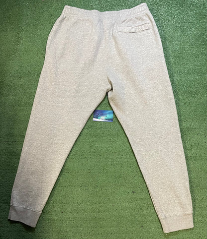 Nike grey embroidered sweatpants