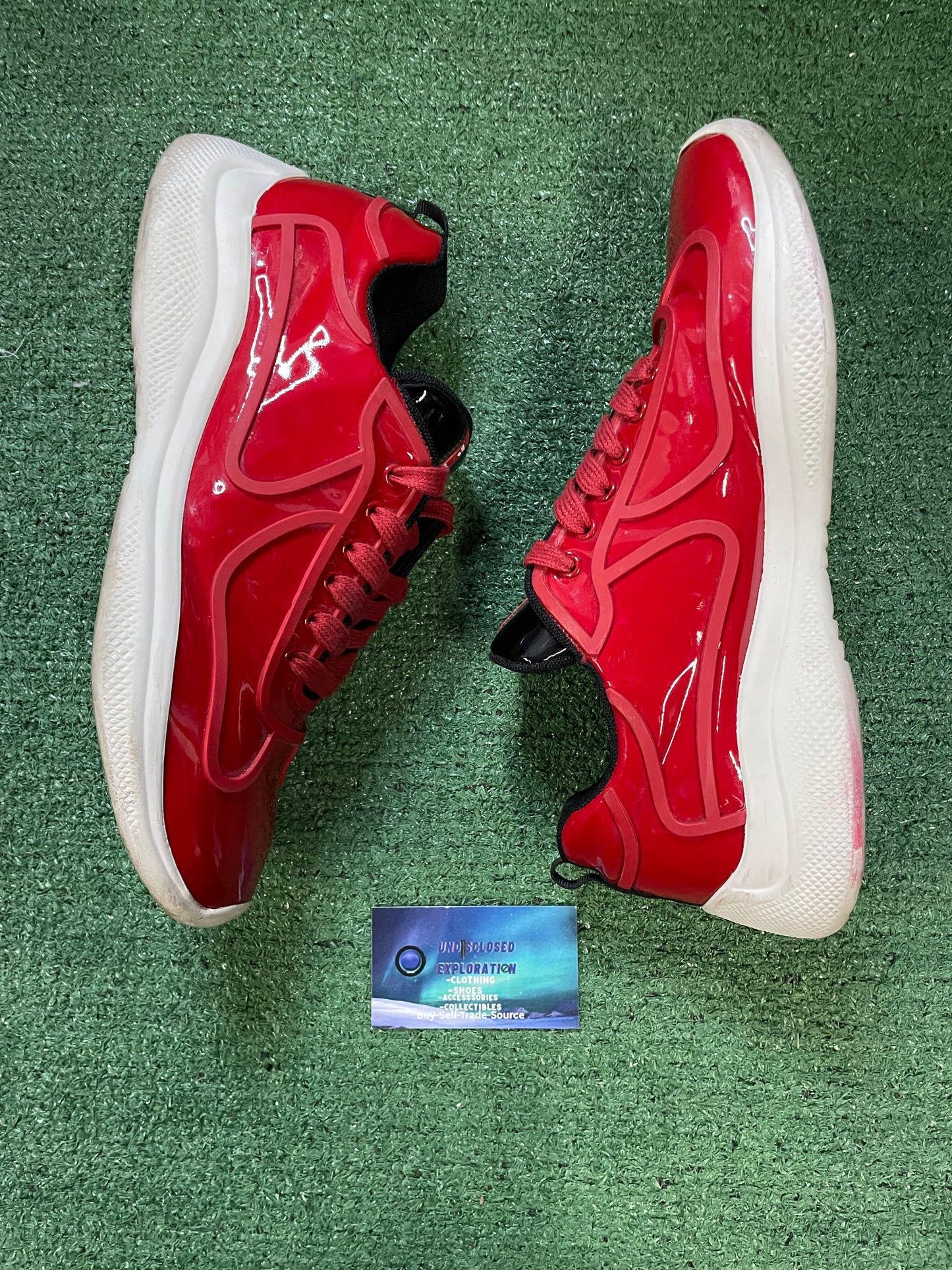 Prada America cup red size 10men/11.5women