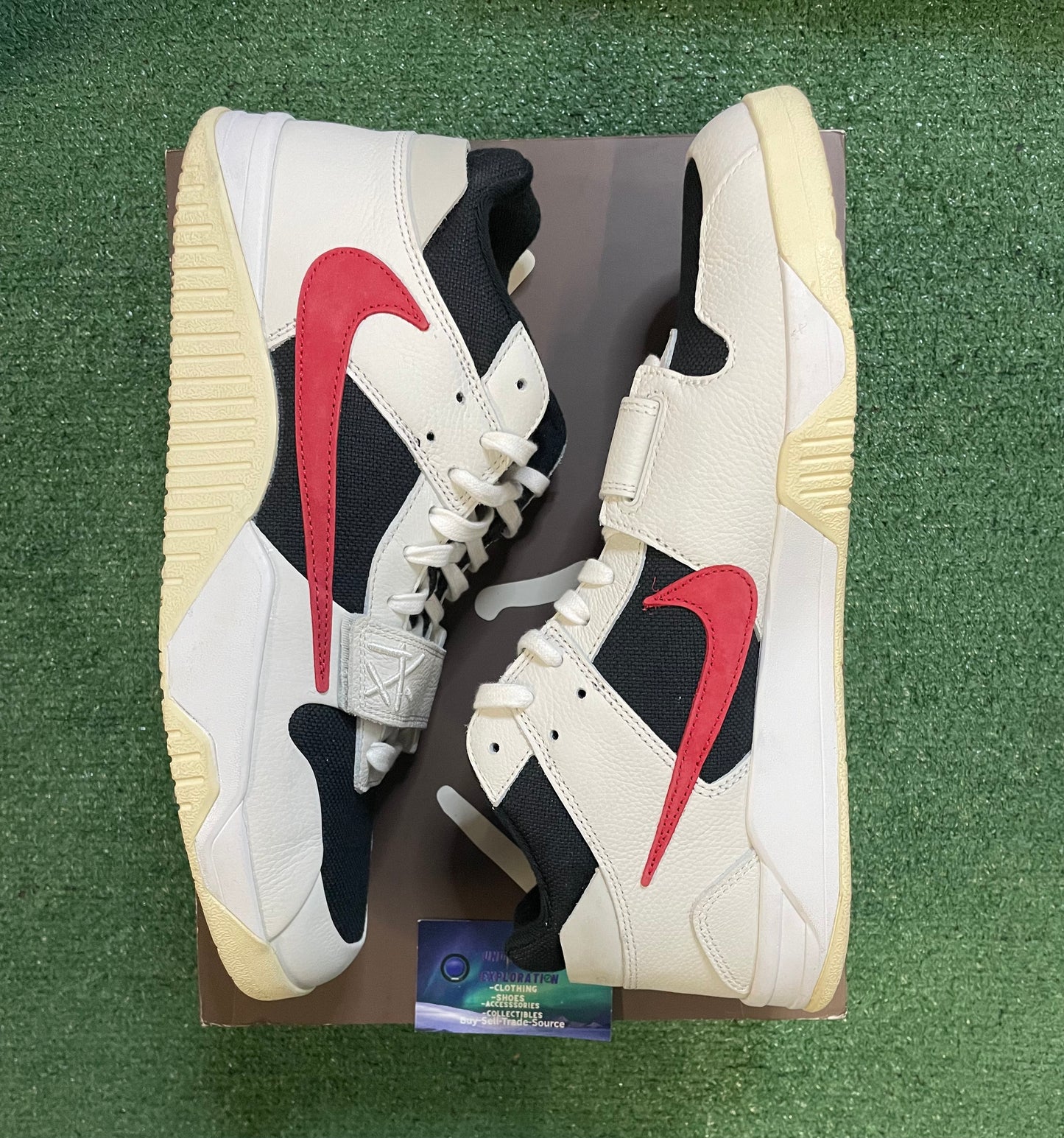 Travis Scott Jordan Jumpman Jack university red size 15men/16.5women