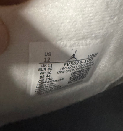 Jordan 4 White Cement
