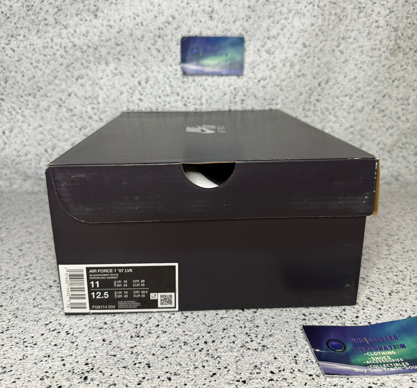 Nike Air Force 1 Gum Pack Black