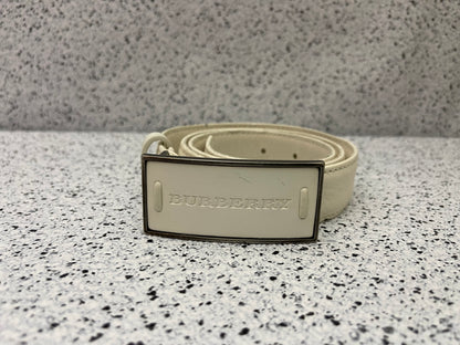 Burberry White Belt
