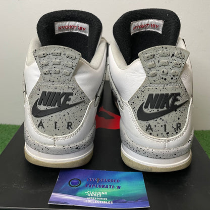 Jordan 4  white cement 2016 size 8.5men/10women