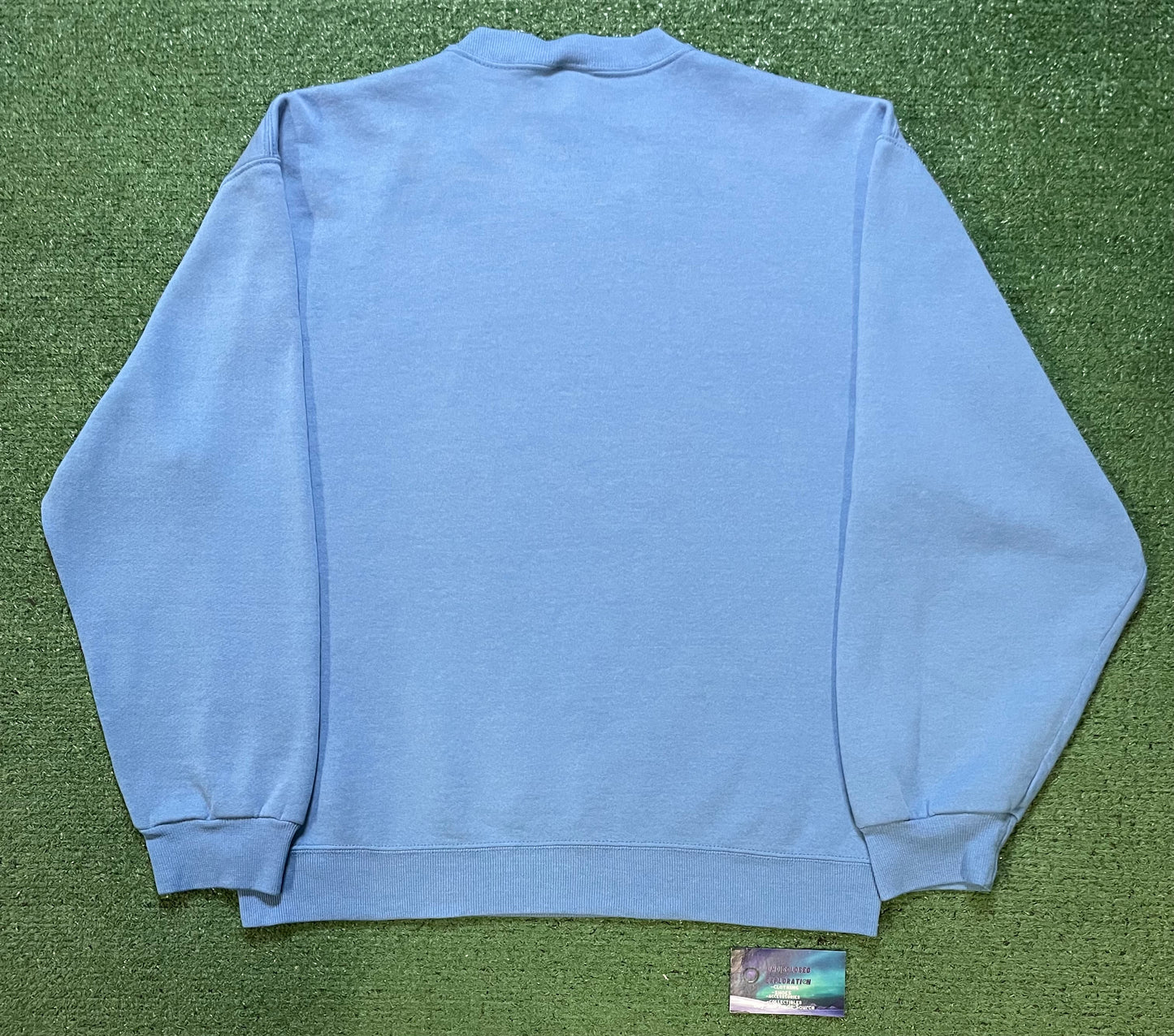 Vintage 1990s rusell light blue crewneck