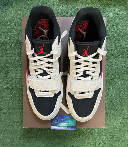 Travis Scott Jordan Jumpman Jack university red size 15men/16.5women