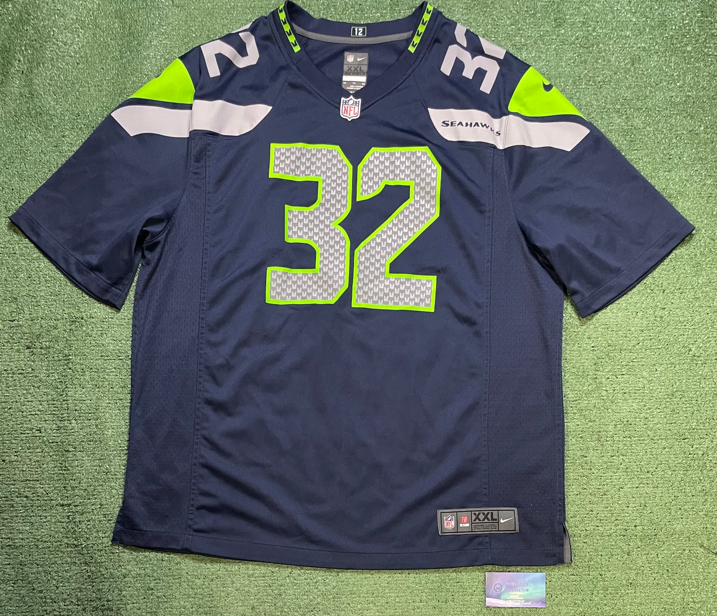 Nike Seattle Seahawks Chris Carson #32 jersey