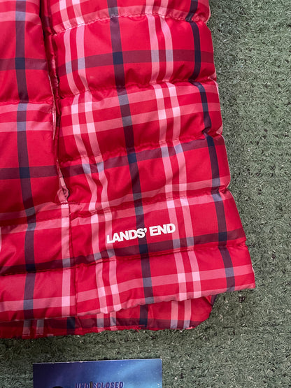 Lands end plaid vest