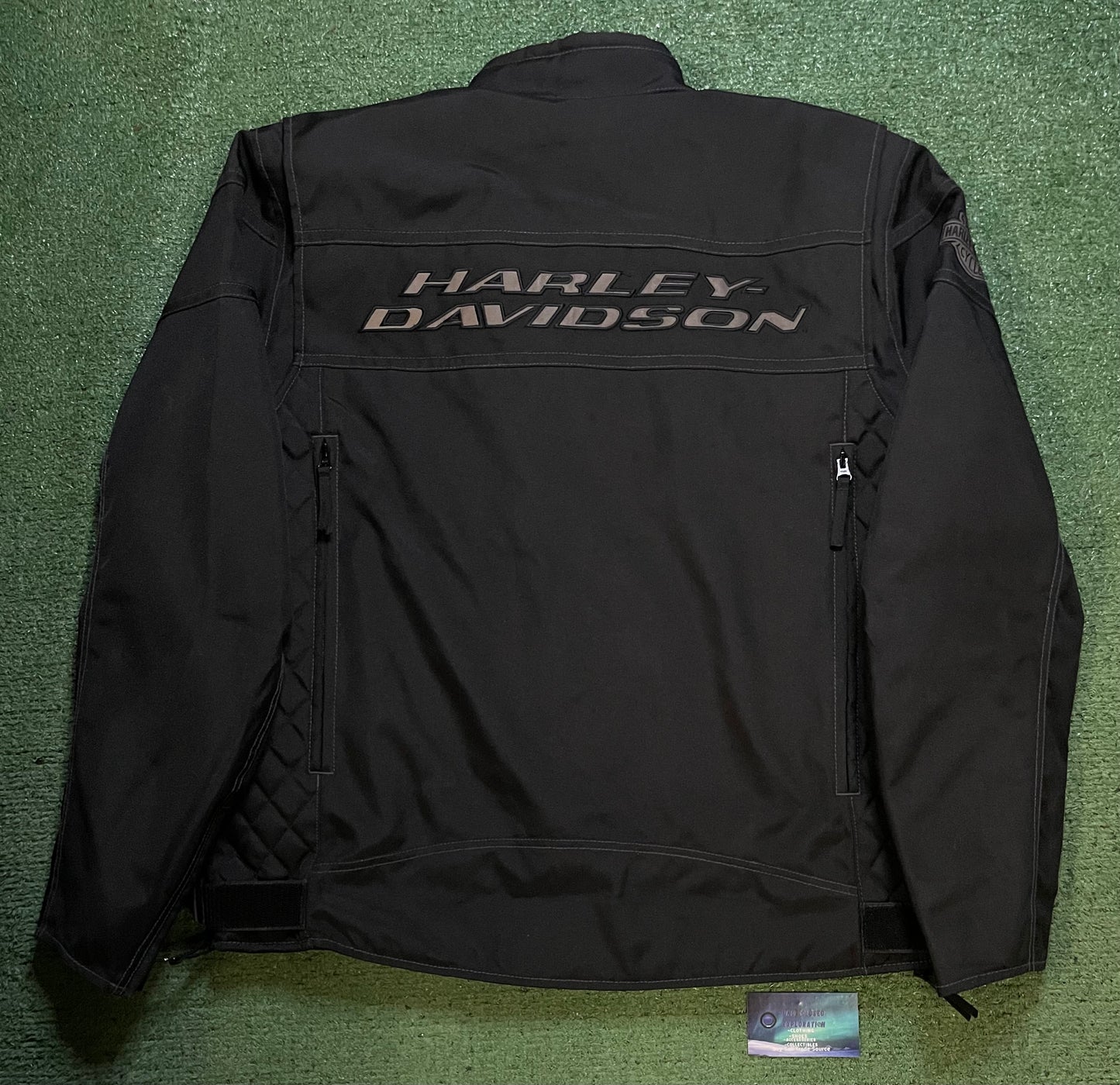 Harley Davidson black and grey jacket